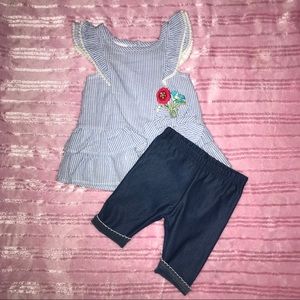 Precious pinstripe outfit